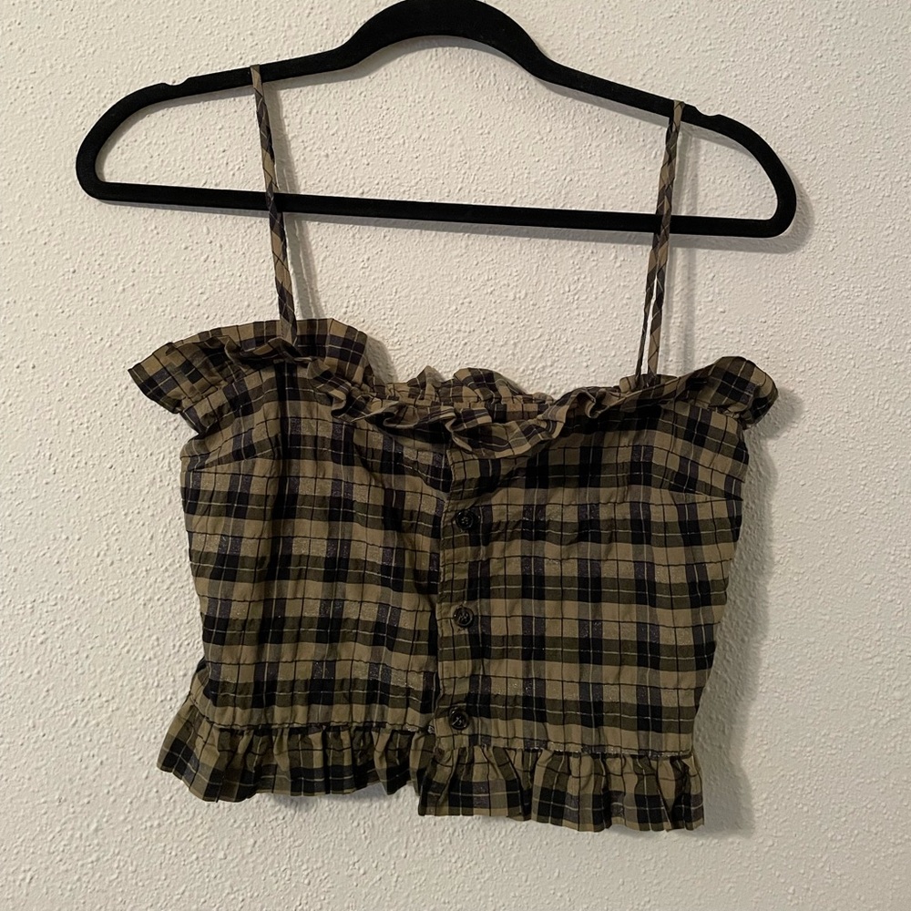 GANNI cropped tank top RTR